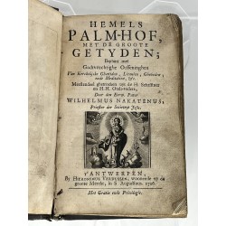 Hemels Palm-Hof met de groote getyden 1726